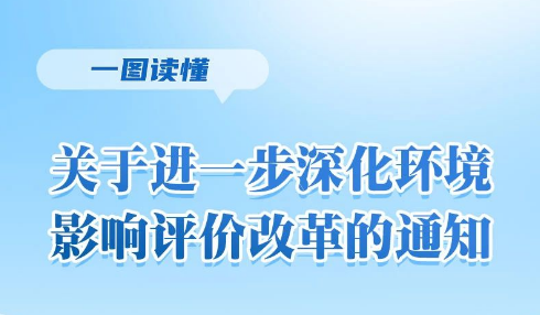一圖讀懂 | 《關(guān)于進(jìn)一步深化環(huán)境影響評價(jià)改革的通知》